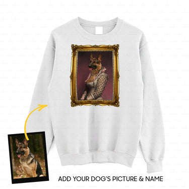 Personalized Dog Gift Idea - Royal Dog's Portrait 24 For Dog Lovers - Standard Crew Neck Sweatshirt